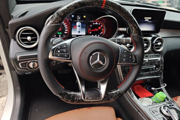 Used Mercedes-Benz C-Class 2017 Facelift C 200 Coupe Steering Wheel