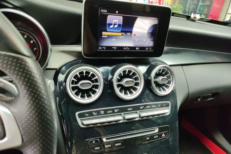Used Mercedes-Benz C-Class 2017 C 200 Sport Edition Audio And AC Panel