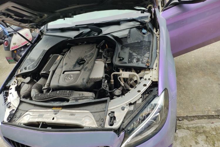 Used Mercedes-Benz C-Class 2017 C 200 Sport Edition Engine Bay Left