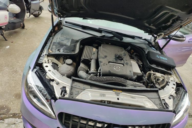 Used Mercedes-Benz C-Class 2017 C 200 Sport Edition Engine Bay Right
