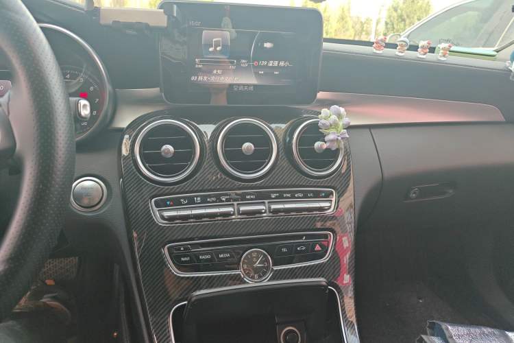 Used Mercedes-Benz C-Class 2018 C 200 L Sport Edition Audio And AC Panel