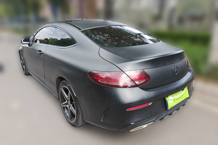 Used Mercedes-Benz C-Class 2018 C 200 Coupe Rear Left 45 Deg