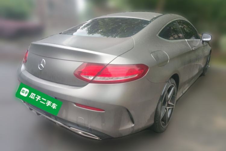 Used Mercedes-Benz C-Class 2018 C 200 Coupe Rear Right 45 Deg