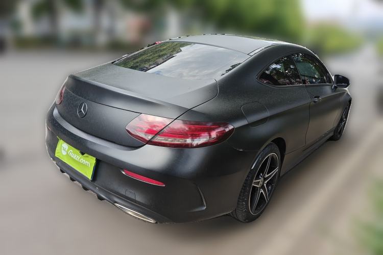 Used Mercedes-Benz C-Class 2018 C 200 Coupe Rear Right 45 Deg