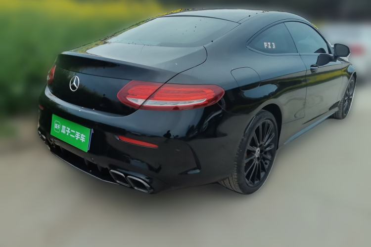 Used Mercedes-Benz C-Class 2018 C 200 4MATIC Coupe Rear Right 45 Deg