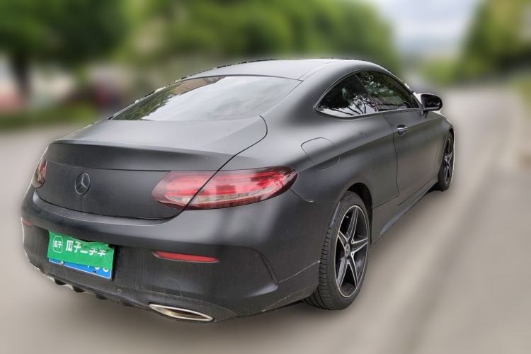 Used Mercedes-Benz C-Class 2018 C 200 Coupe Rear Right 45 Deg