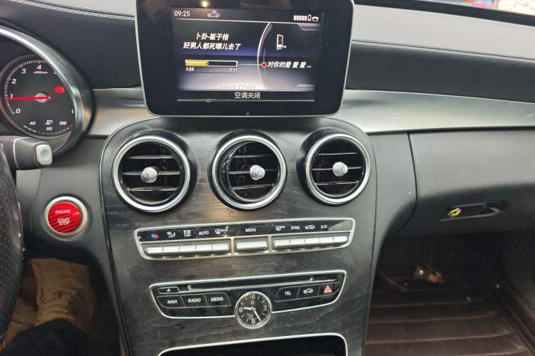 Used Mercedes-Benz C-Class 2018 C 180 L Dynamic Sports Edition Audio And AC Panel