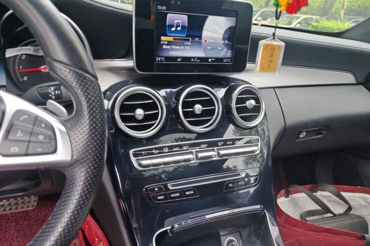 Used Mercedes-Benz C-Class 2018 C 200 Coupe Audio And AC Panel