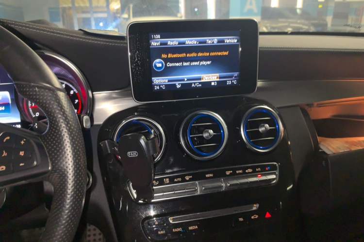 Used Mercedes-Benz C-Class 2018 C 200 Coupe Audio And AC Panel
