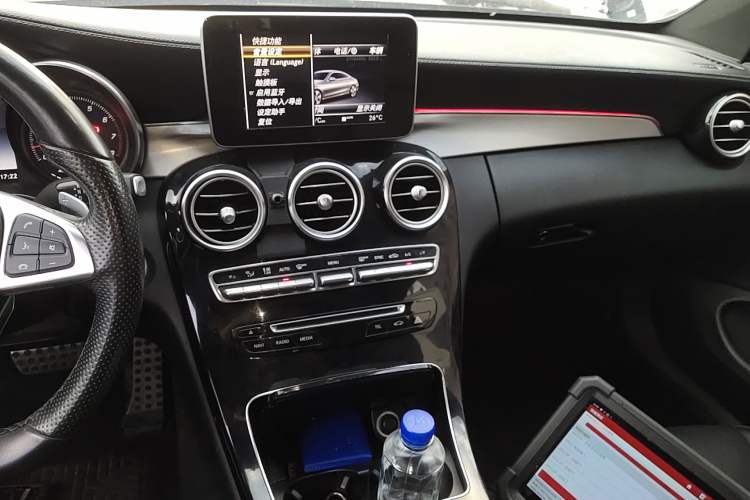 Used Mercedes-Benz C-Class 2018 C 200 Coupe Audio And AC Panel