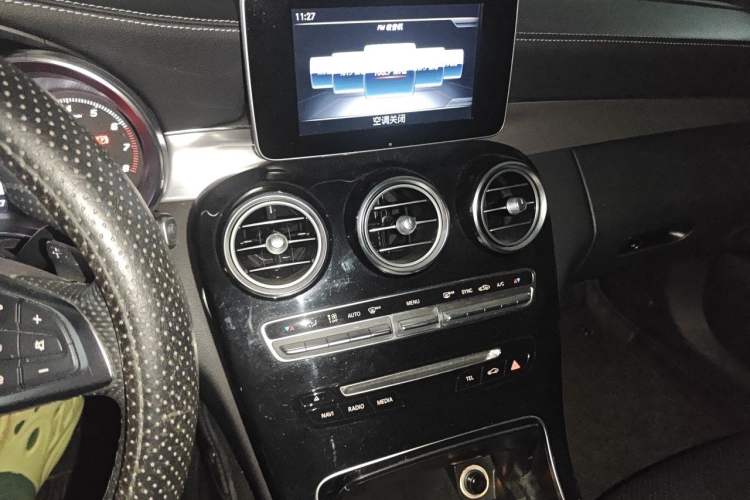 Used Mercedes-Benz C-Class 2018 C 200 Coupe Audio And AC Panel