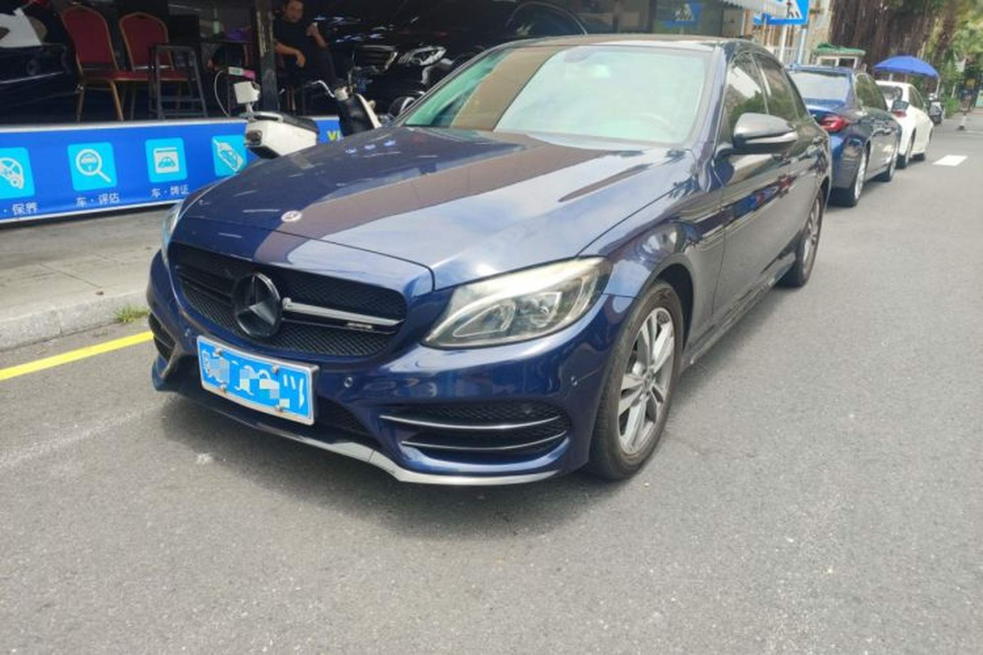 Used Mercedes-Benz C-Class 2018 C 200 L Sport Edition Front Left 45 Deg