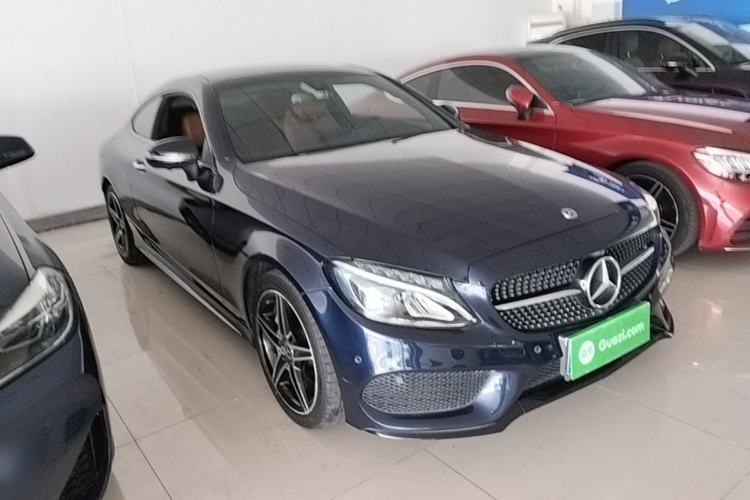 Used Mercedes-Benz C-Class 2018 C 200 Coupe Front Right 45 Deg