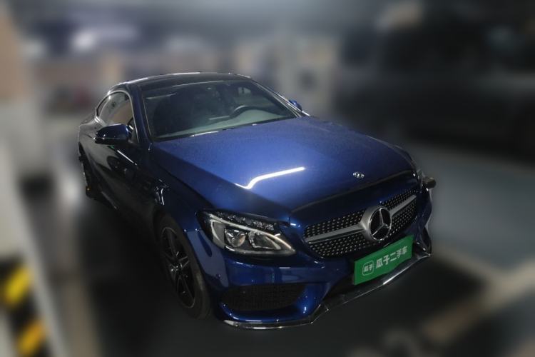 Used Mercedes-Benz C-Class 2018 C 200 Coupe Front Right 45 Deg