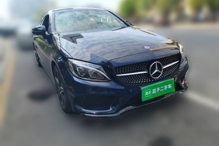 Used Mercedes-Benz C-Class 2018 C 200 Coupe Front Right 45 Deg