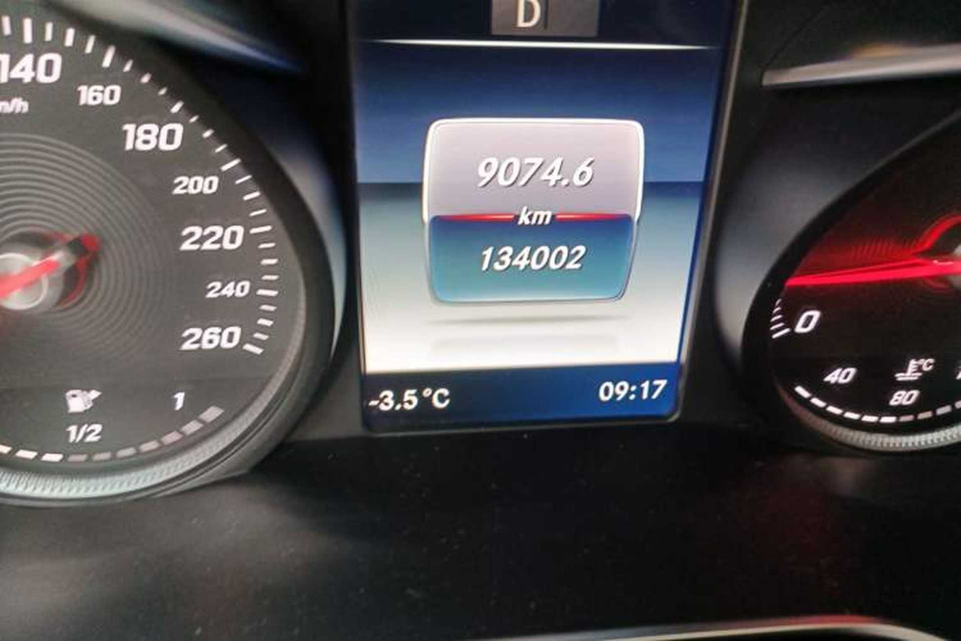 Used Mercedes-Benz C-Class 2018 C 200 Achievement Special Edition Odometer Close Up