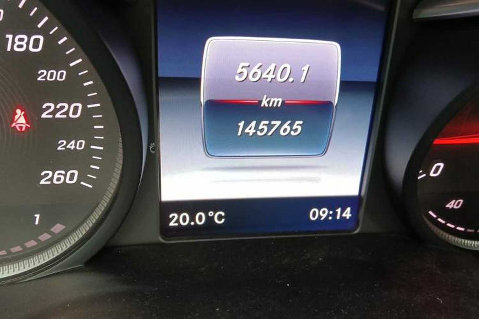 Used Mercedes-Benz C-Class 2018 C 200 L Sport Edition Achievement Special Edition Odometer Close Up
