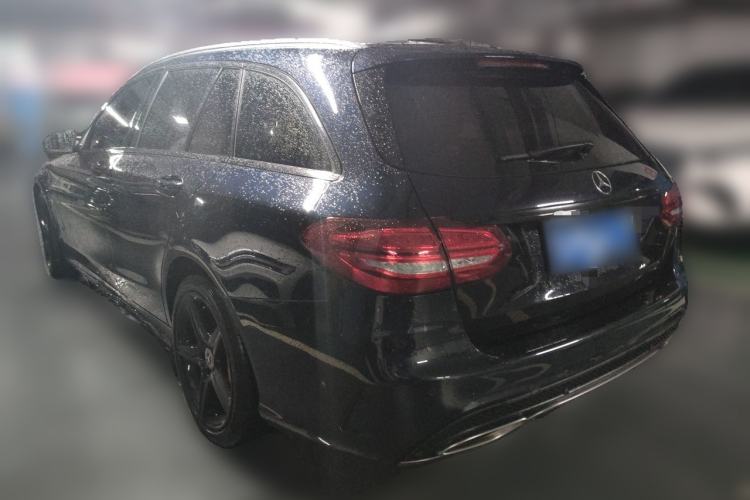 Used Mercedes-Benz C-Class 2018 C 200 Estate Rear Left 45 Deg