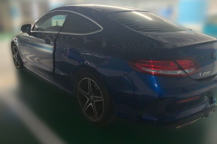 Used Mercedes-Benz C-Class 2018 C 200 Coupe Rear Left 45 Deg