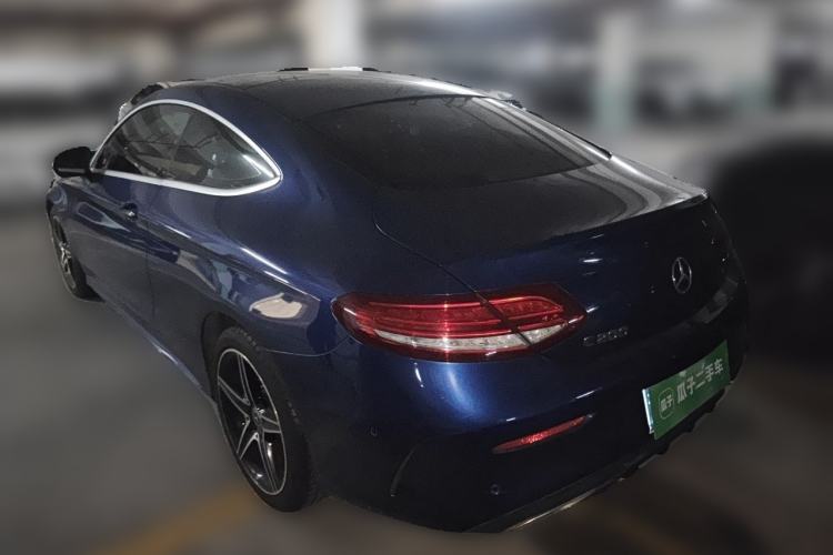 Used Mercedes-Benz C-Class 2018 C 200 Coupe Rear Left 45 Deg