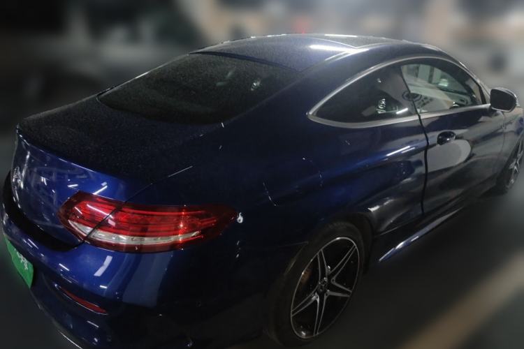 Used Mercedes-Benz C-Class 2018 C 200 Coupe Rear Right 45 Deg