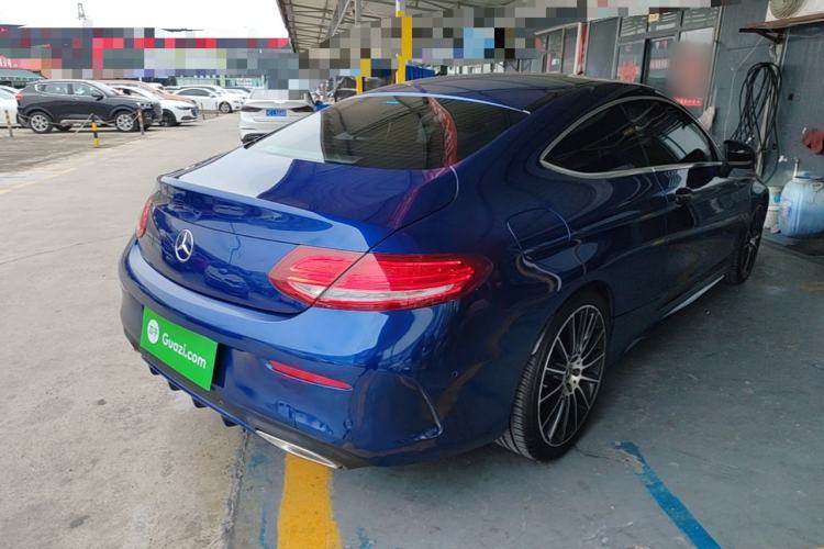 Used Mercedes-Benz C-Class 2018 C 200 4MATIC Coupe Rear Right 45 Deg