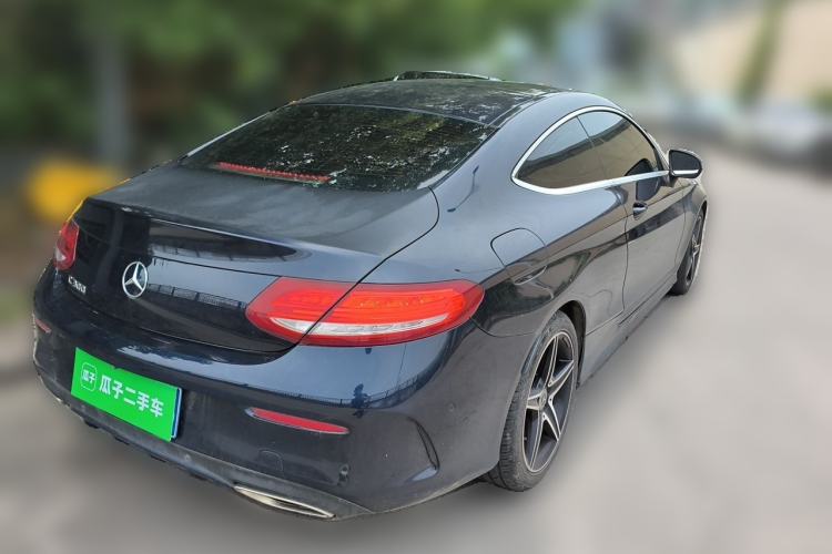 Used Mercedes-Benz C-Class 2018 C 200 Coupe Rear Right 45 Deg
