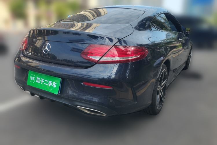 Used Mercedes-Benz C-Class 2018 C 200 Coupe Rear Right 45 Deg