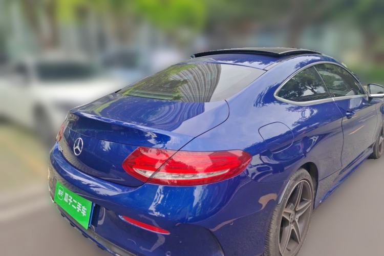 Used Mercedes-Benz C-Class 2018 C 200 Coupe Rear Right 45 Deg