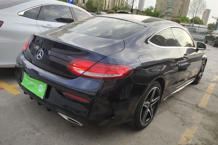 Used Mercedes-Benz C-Class 2018 C 200 Coupe Rear Right 45 Deg