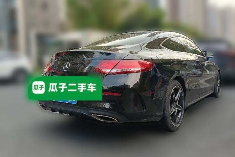 Used Mercedes-Benz C-Class 2018 C 200 Coupe Rear Right 45 Deg