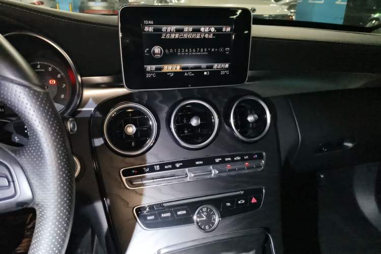 Used Mercedes-Benz C-Class 2018 C 200 L Sport Edition Audio And AC Panel