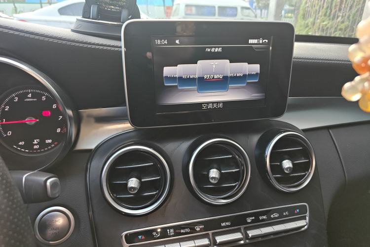 Used Mercedes-Benz C-Class 2018 C 200 L Sport Edition Audio And AC Panel