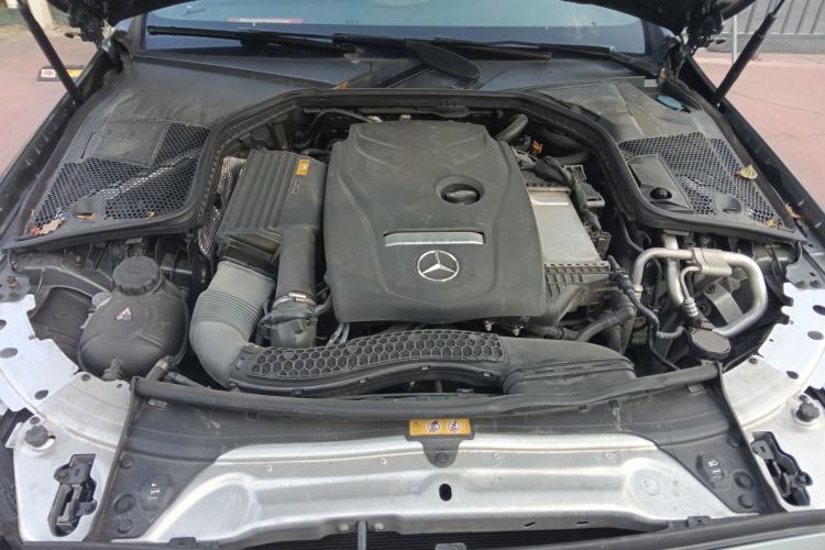 Used Mercedes-Benz C-Class 2018 C 200 4MATIC Coupe Engine Bay