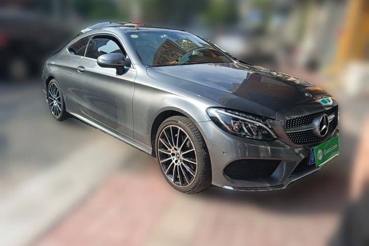 Used Mercedes-Benz C-Class 2018 C 200 4MATIC Coupe Front Right 45 Deg