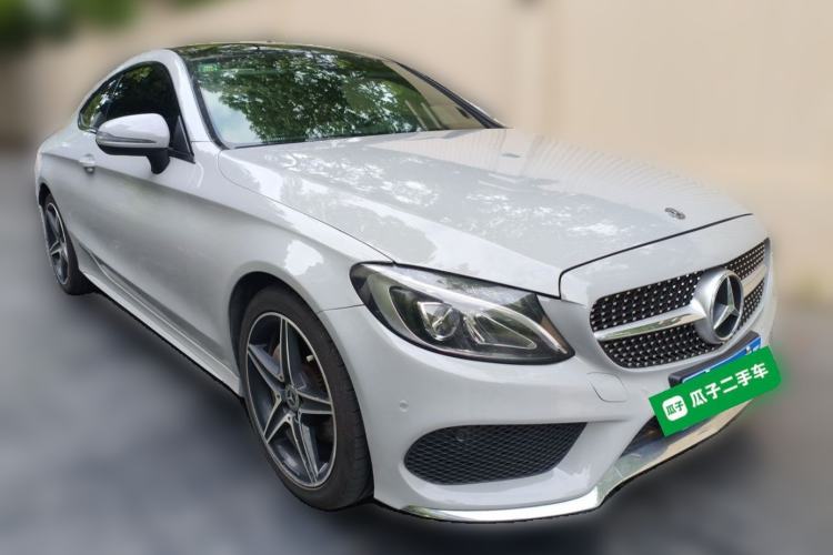 Used Mercedes-Benz C-Class 2018 C 200 Coupe Front Right 45 Deg