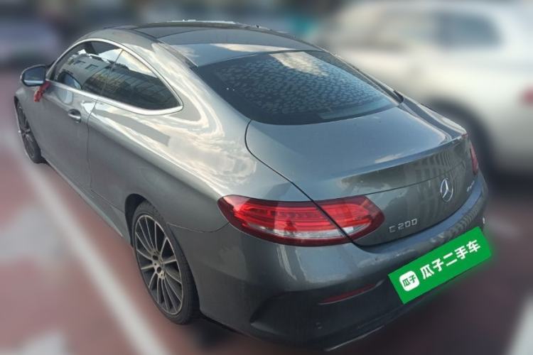 Used Mercedes-Benz C-Class 2018 C 200 4MATIC Coupe Rear Left 45 Deg