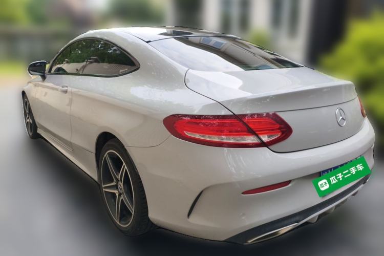 Used Mercedes-Benz C-Class 2018 C 200 Coupe Rear Left 45 Deg