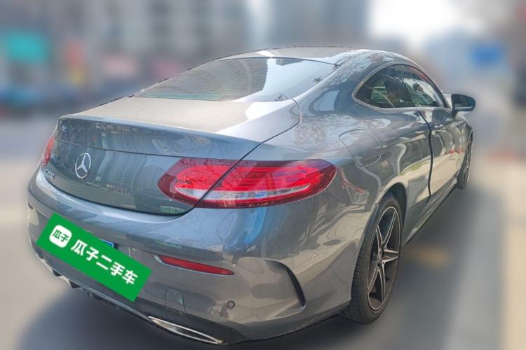 Used Mercedes-Benz C-Class 2018 C 200 Coupe Rear Right 45 Deg