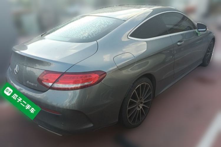 Used Mercedes-Benz C-Class 2018 C 200 4MATIC Coupe Rear Right 45 Deg