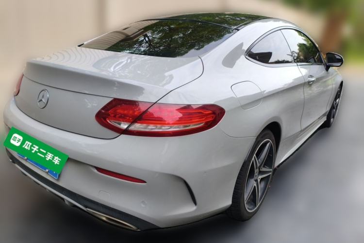 Used Mercedes-Benz C-Class 2018 C 200 Coupe Rear Right 45 Deg