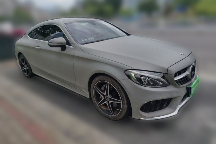 Used Mercedes-Benz C-Class 2018 C 200 Coupe Front Right 45 Deg