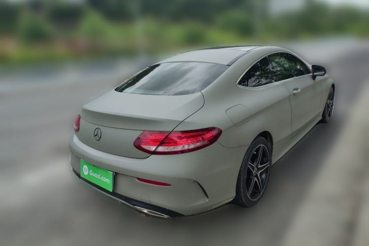 Used Mercedes-Benz C-Class 2018 C 200 Coupe Rear Right 45 Deg