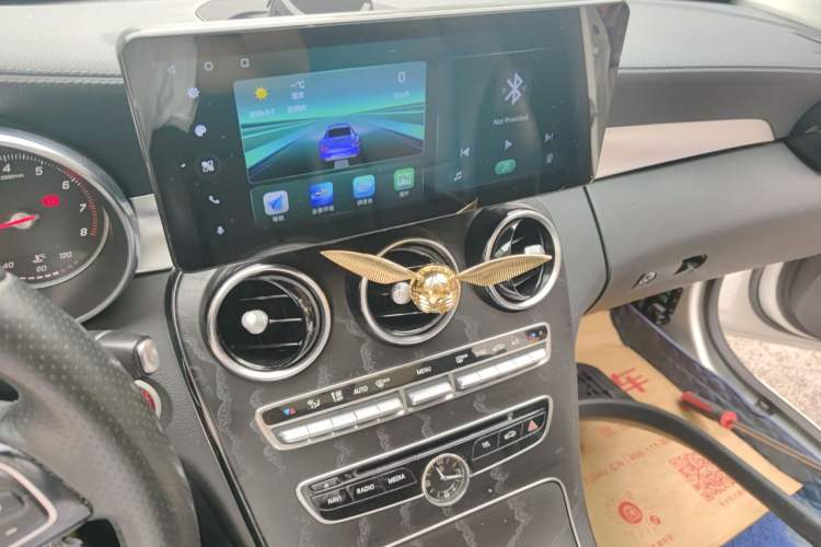 Used Mercedes-Benz C-Class 2018 C 200 L Sport Edition Audio And AC Panel