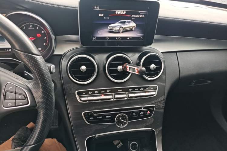 Used Mercedes-Benz C-Class 2018 C 200 L Sport Edition Audio And AC Panel