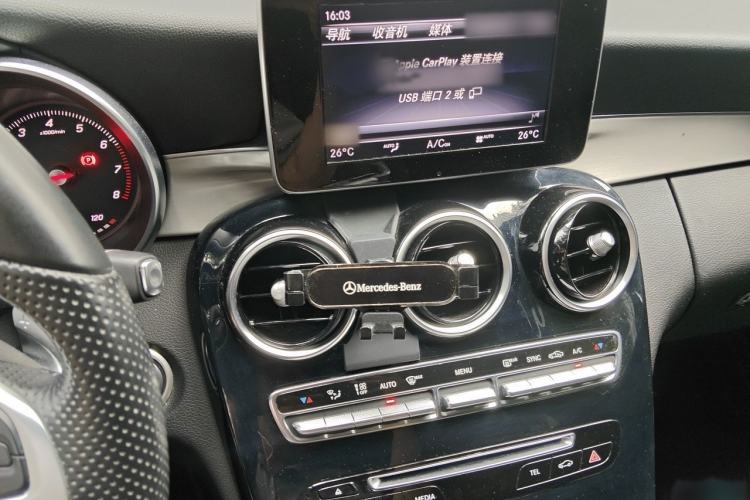 Used Mercedes-Benz C-Class 2018 C 200 Sport Edition Audio And AC Panel