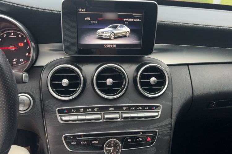 Used Mercedes-Benz C-Class 2018 C 200 L Sport Edition Audio And AC Panel