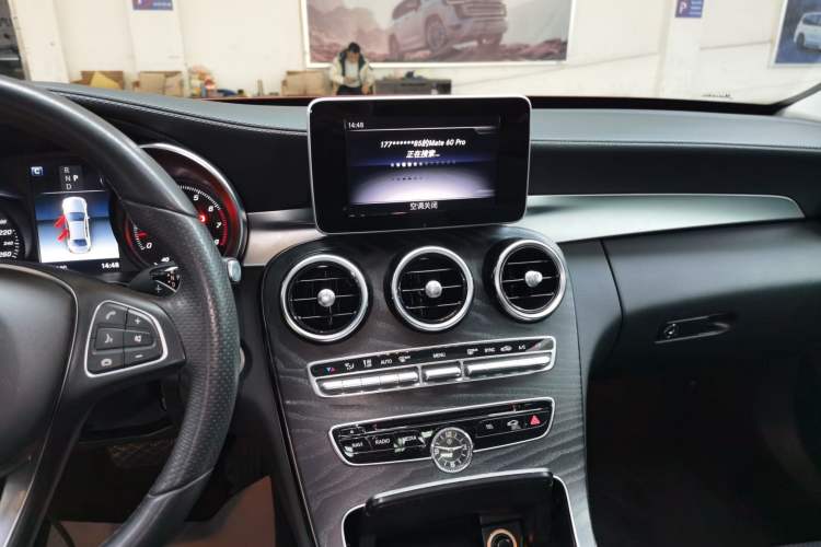 Used Mercedes-Benz C-Class 2018 C 200 L Sport Edition Audio And AC Panel
