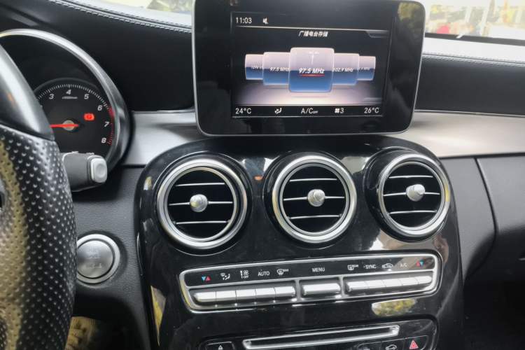 Used Mercedes-Benz C-Class 2018 C 200 Coupe Audio And AC Panel