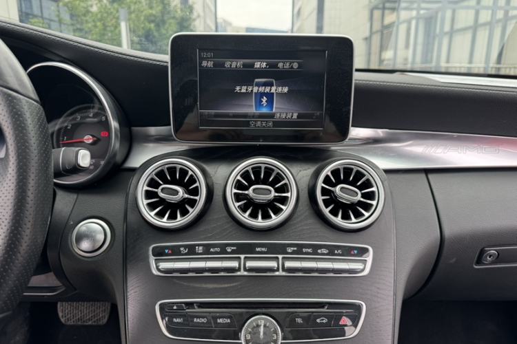 Used Mercedes-Benz C-Class 2018 C 200 L Sport Edition Audio And AC Panel